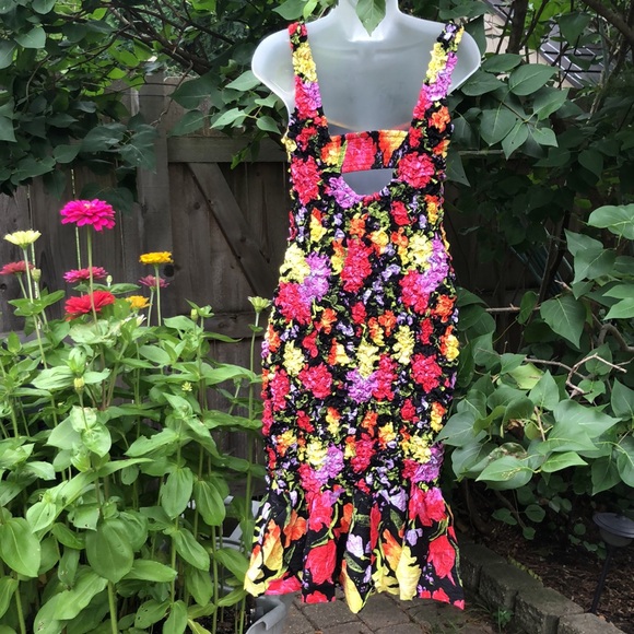 Yukiko Noritake Square-Neck Pebble-Smocked S/M Anthro TTS - Picture 7 of 11